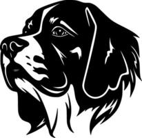 chien - minimaliste et plat logo - vecteur illustration