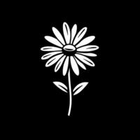 Marguerite - minimaliste et plat logo - vecteur illustration