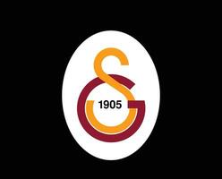 galatasaray club logo symbole dinde ligue Football abstrait conception vecteur illustration avec noir Contexte