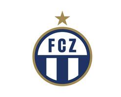 Zurich logo club symbole Suisse ligue Football abstrait conception vecteur illustration