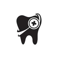 création de logo dentaire vecteur