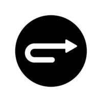 retour La Flèche icône, retour La Flèche Facile vecteur pour app La publicité la toile bannière bouton ui ux interface élément isolé sur blanc Contexte