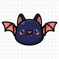 mignonne chauve souris illustration vecteur