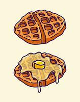 gaufre vecteur illustration