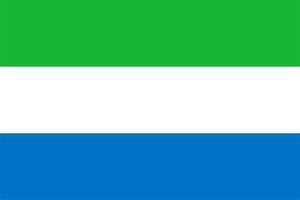 sierra leone drapeau de sierra leone vecteur