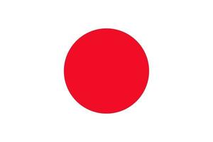 drapeau japonais du japon vecteur