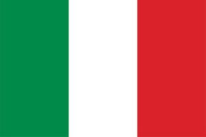 Drapeau De L'italie. Illustration 3d Du Drapeau Italien Ondulant