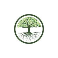 arbre icône logo modèle vecteur