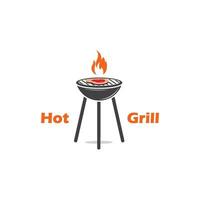un barbecue vecteur icône illustration conception
