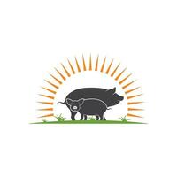 porc vecteur icône illustration conception
