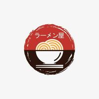 nouilles logo conception modèle pour ramen restaurant avec Créatif élément concept vecteur