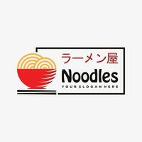 nouilles logo conception modèle pour ramen restaurant avec Créatif élément concept vecteur