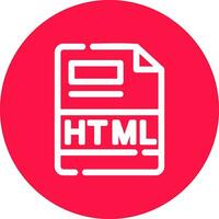 html Créatif icône conception vecteur