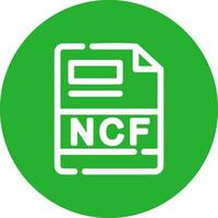 ncf Créatif icône conception vecteur