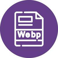 webp Créatif icône conception vecteur