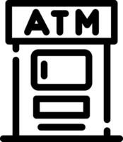 conception d'icône créative atm vecteur