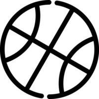 conception d'icône créative de basket-ball vecteur