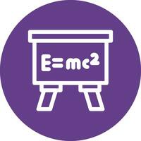 conception d'icône créative de relativité vecteur