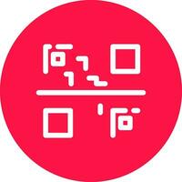 conception d'icône créative de code qr vecteur