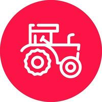 conception d'icône créative de tracteur vecteur