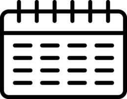 conception d'icônes créatives de calendrier vecteur