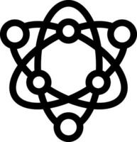 conception d'icône créative atome vecteur