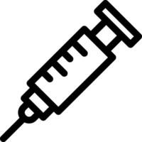 conception d'icône créative de seringue vecteur