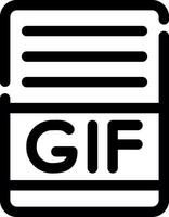 gif Créatif icône conception vecteur