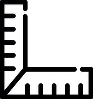 conception d'icône créative règle vecteur