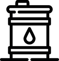 conception d'icône créative de baril de pétrole vecteur