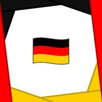 Allemagne drapeau abstrait Contexte conception modèle. Allemagne indépendance journée bannière social médias poste. Allemagne indépendance journée vecteur