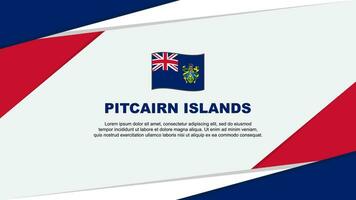 Pitcairn îles drapeau abstrait Contexte conception modèle. Pitcairn îles indépendance journée bannière dessin animé vecteur illustration. Pitcairn îles