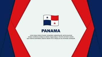 Panama drapeau abstrait Contexte conception modèle. Panama indépendance journée bannière dessin animé vecteur illustration. Panama Contexte