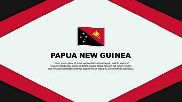 papouasie Nouveau Guinée drapeau abstrait Contexte conception modèle. papouasie Nouveau Guinée indépendance journée bannière dessin animé vecteur illustration. papouasie Nouveau Guinée modèle