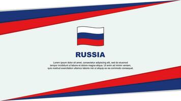 Russie drapeau abstrait Contexte conception modèle. Russie indépendance journée bannière dessin animé vecteur illustration. Russie conception