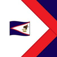 américain samoa drapeau abstrait Contexte conception modèle. américain samoa indépendance journée bannière social médias poste. américain samoa dessin animé vecteur