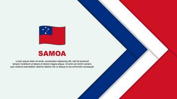 samoa drapeau abstrait Contexte conception modèle. samoa indépendance journée bannière dessin animé vecteur illustration. samoa dessin animé