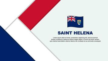 Saint Helena drapeau abstrait Contexte conception modèle. Saint Helena indépendance journée bannière dessin animé vecteur illustration. Saint Helena illustration
