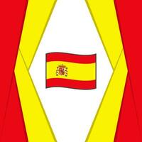 Espagne drapeau abstrait Contexte conception modèle. Espagne indépendance journée bannière social médias poste. Espagne Contexte vecteur