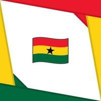 Ghana drapeau abstrait Contexte conception modèle. Ghana indépendance journée bannière social médias poste. Ghana dessin animé vecteur