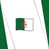 Algérie drapeau abstrait Contexte conception modèle. Algérie indépendance journée bannière social médias poste. Algérie drapeau vecteur