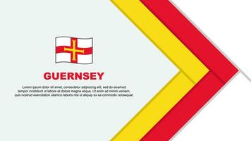 Guernesey drapeau abstrait Contexte conception modèle. Guernesey indépendance journée bannière dessin animé vecteur illustration. Guernesey dessin animé