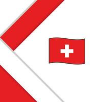 Suisse drapeau abstrait Contexte conception modèle. Suisse indépendance journée bannière social médias poste. Suisse illustration vecteur