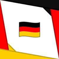Allemagne drapeau abstrait Contexte conception modèle. Allemagne indépendance journée bannière social médias poste. Allemagne dessin animé vecteur