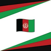 afghanistan drapeau abstrait Contexte conception modèle. afghanistan indépendance journée bannière social médias poste. afghanistan conception vecteur