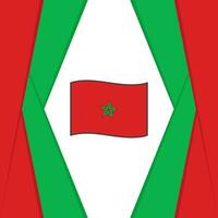 Maroc drapeau abstrait Contexte conception modèle. Maroc indépendance journée bannière social médias poste. Maroc drapeau vecteur
