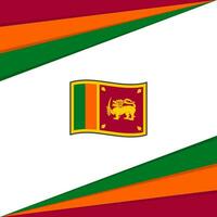 sri lanka drapeau abstrait Contexte conception modèle. sri lanka indépendance journée bannière social médias poste. sri lanka drapeau vecteur