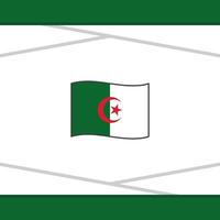 Algérie drapeau abstrait Contexte conception modèle. Algérie indépendance journée bannière social médias poste. Algérie vecteur