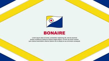 bonaire drapeau abstrait Contexte conception modèle. bonaire indépendance journée bannière dessin animé vecteur illustration. bonaire modèle