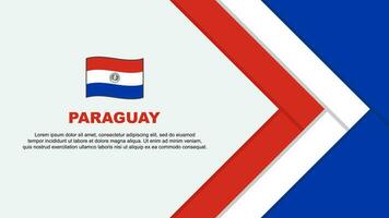 paraguay drapeau abstrait Contexte conception modèle. paraguay indépendance journée bannière dessin animé vecteur illustration. paraguay dessin animé